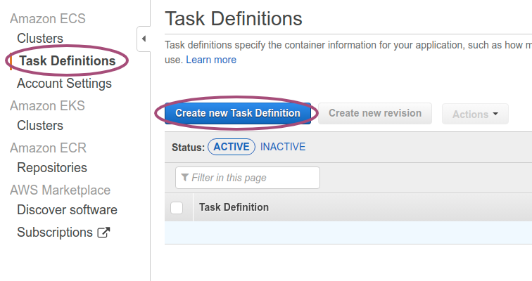 Amazon-ECS_2 IronWorker CaaS Worker: AWS Fargate Setup